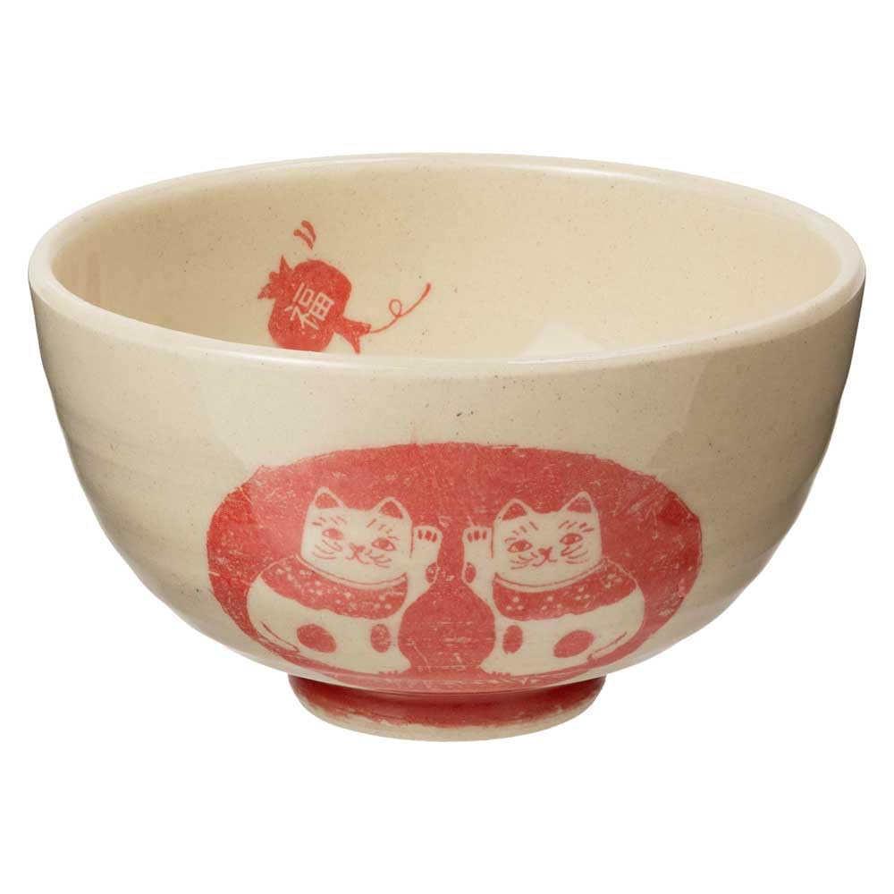 Amazon | 飯碗 組招き猫 瀬戸焼のご飯茶碗 和食器 まねきねこ 日本製